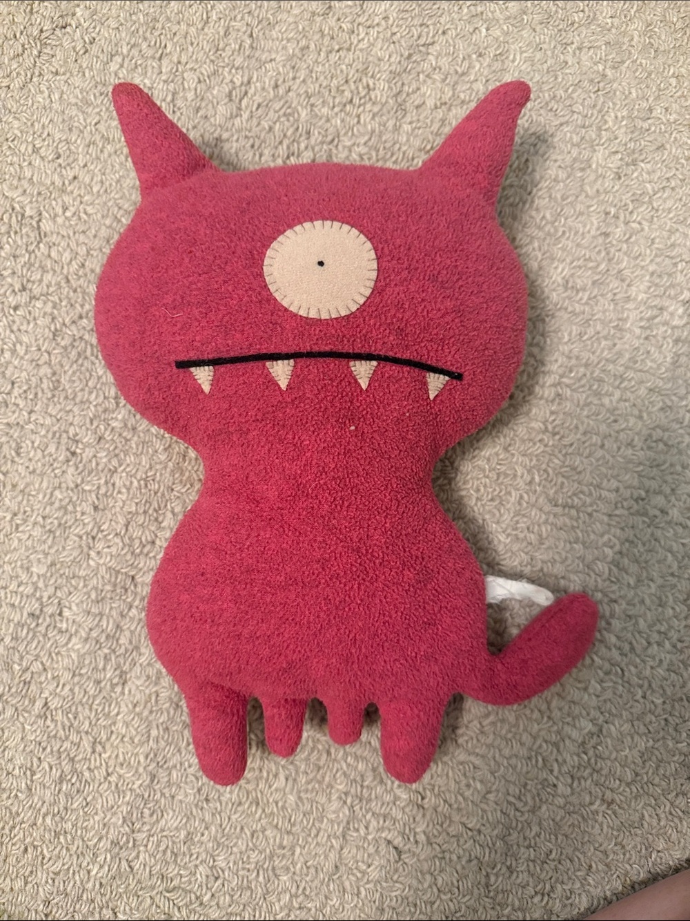 Pink Monster Plush Toy Soft Kids Plush 2004 ugly dog